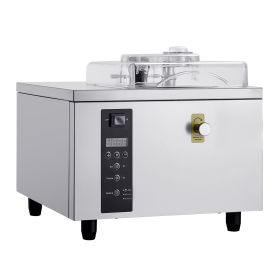 Commercial Hard Ice Cream Machine, 500W 1.32 Gal/Hour, Gelato Hard Serve Ice Cream Maker with 2.8L 304 Stainless Steel Cylinder