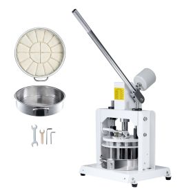 Dough Divider Rounder, 18PCS Manual Dough Equal Divider Machine, 2.11oz - 9.88oz Hand Press Dough Cutter with 304 Stainless Steel Tray and Blade